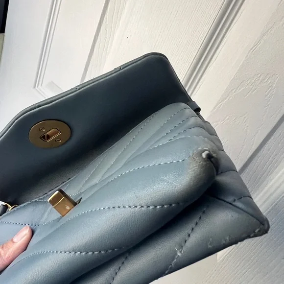 Tory Burch Quilted Kira Chevron Clutch - Picture 2 of 5